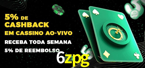 Promoções do cassino ao Vivo 6zpg